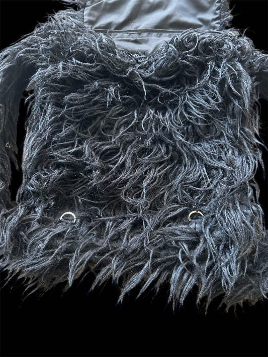 Club Moxy “BAD HAIR DAY” messy fur book bag